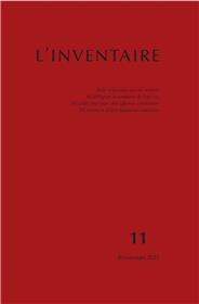 Inventaire n°11